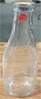 LAKELAND DAIRIES GLASS MILK BOTTLE