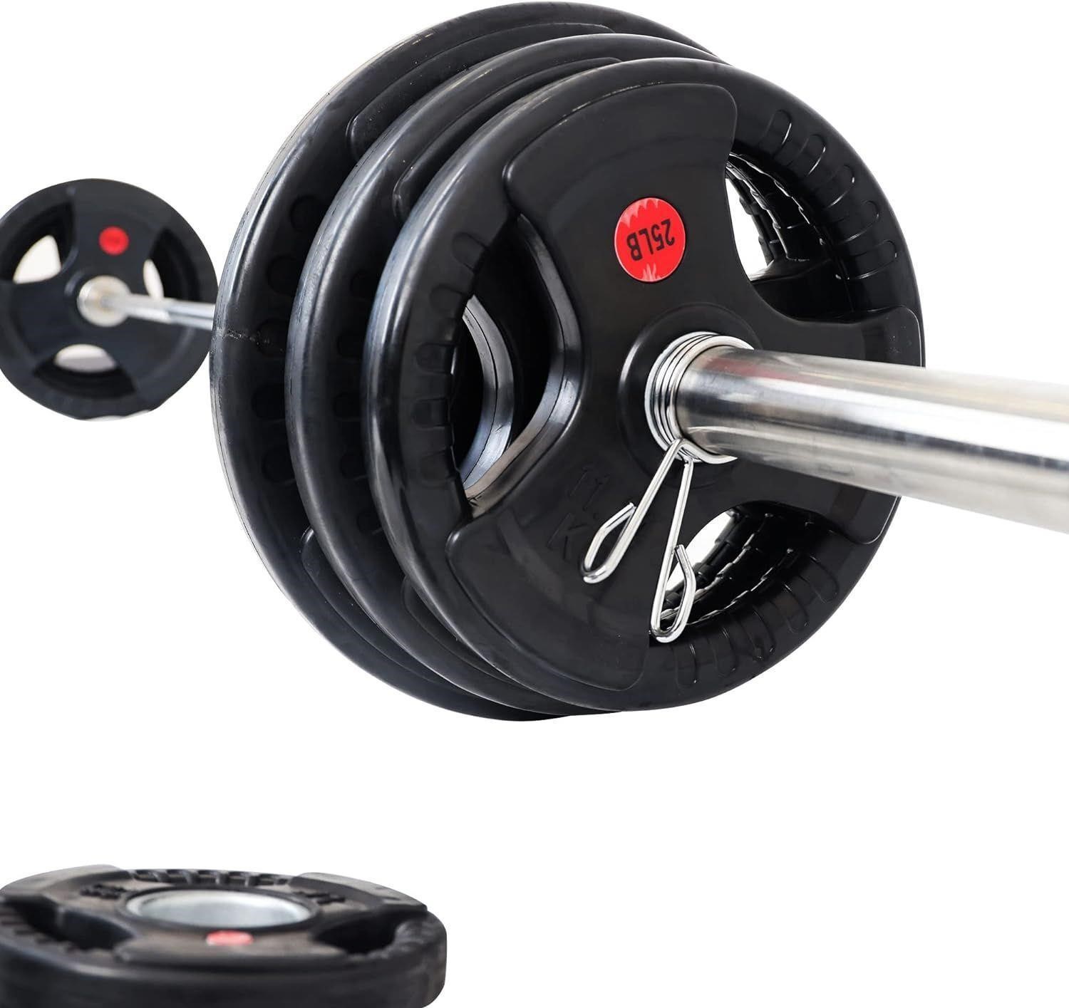 BalanceFrom Cast Iron Olympic Weight 300 lb SET