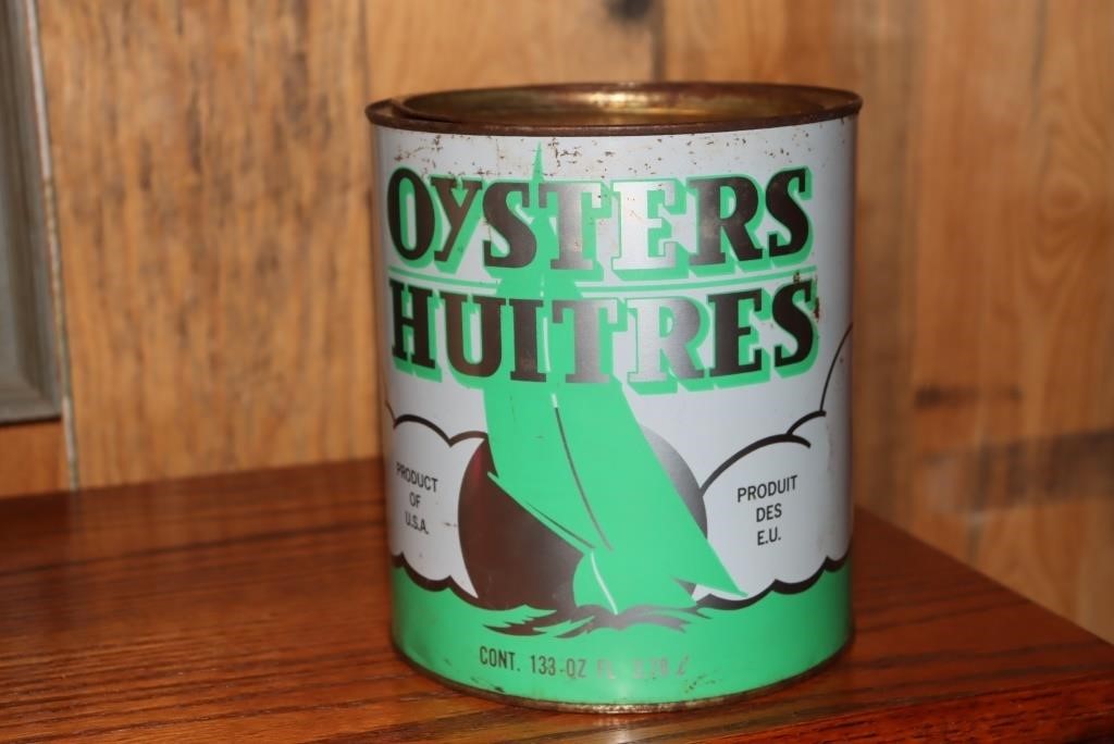 Cropper Oyster Co Dagsboro DE gallon oyster can