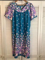 VINTAGE GRANADA FLORAL HOUSE DRESS LARGE