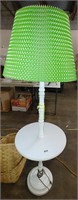 floor lamp end table w/shade