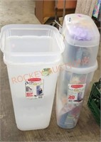 Rubbermaid wrapping and craft storage containers