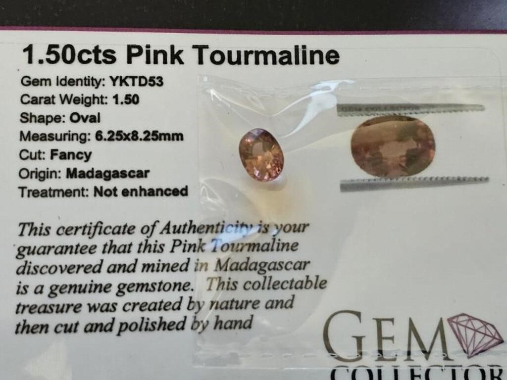 1.50cts Pink Tourmaline