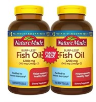 Set of 2 Nature Made Fish Oil 1200mg