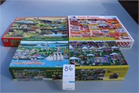 Puzzles Set of 4