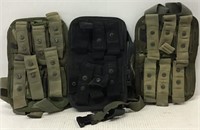 LOT OF MILITARY CANVAS BAGS