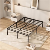 MISAGI Full 18inch Metal Bed Frame No Box Spring N