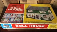 Vintage metal doll house set