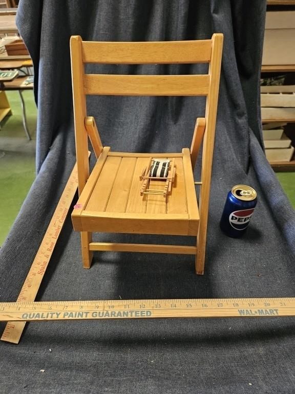 Small Wooden Folding Chair & Mini Chair