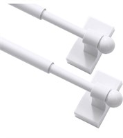 ($29) 2 pack Magnetic Curtain Rods for Metal