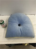 Blue seat cushion