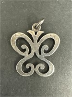 Retired James Avery Butterfly Charm