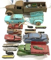 Lot of Assorted Metal Toy Cars, Trucks, etc.