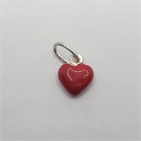 SILVER HEART SHAPE  PENDANT