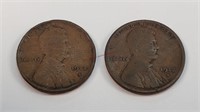 1912-S & 1913-S Wheat Pennies (Key Dates)