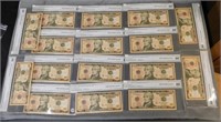 (16) Crisp GEM UNC $10 CGA Grade 66, Low Serial