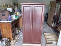 2 door cabinet 62x30x23" deep - pressboard