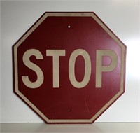 Vintage Metal Stop Sign
