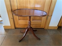 Antique Table With Kidney Shape Top
