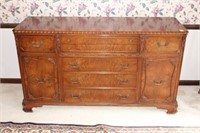 Mahogany Chinese Chippendale Style Sideboard