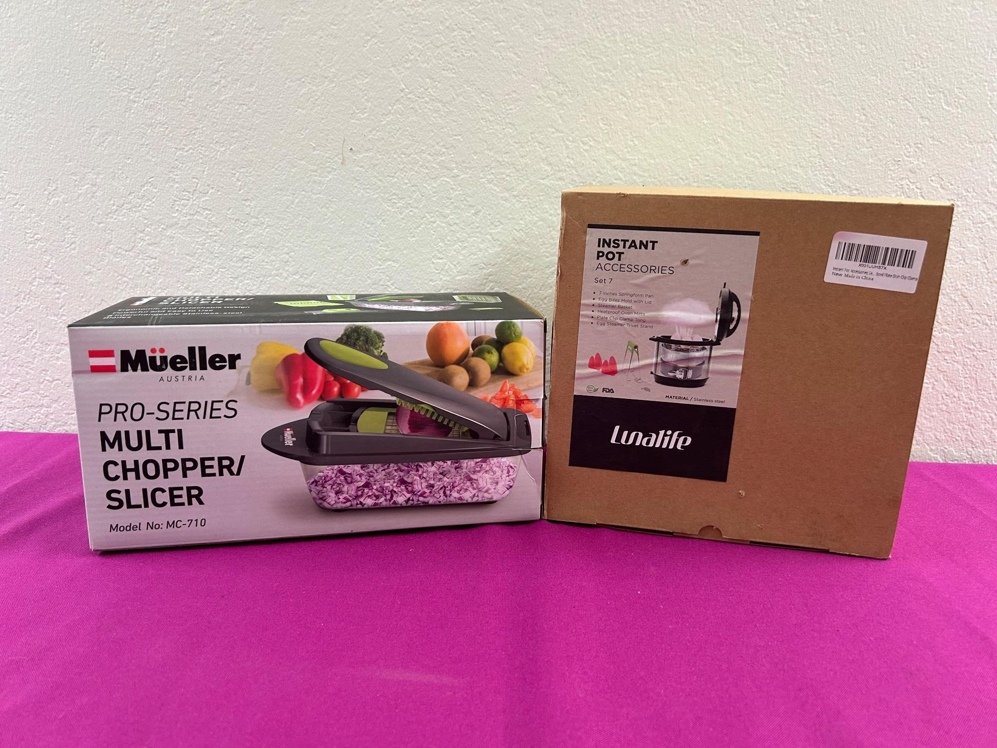 Instant Pot Accessories & Mueller Multi Chopper