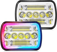 H6054 Led Headlights 5x7 7x6 for Wrangler