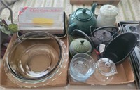 Tea Pots, Diffuser, Pie Plate, Corn Dishes, & More