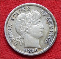 1896 Barber Silver Dime