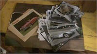 Group Of Misc Automotive Photos, Postcards, Poster