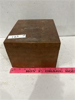1963 Artist After Wood Products Index Recipe Box