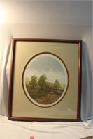 A Framed Lithograph by Dominguez?