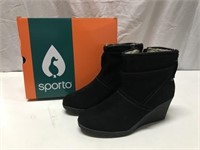 NEW Sporto Wind Black Shoes 6042