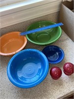 Fiesta wear serving bowl and more