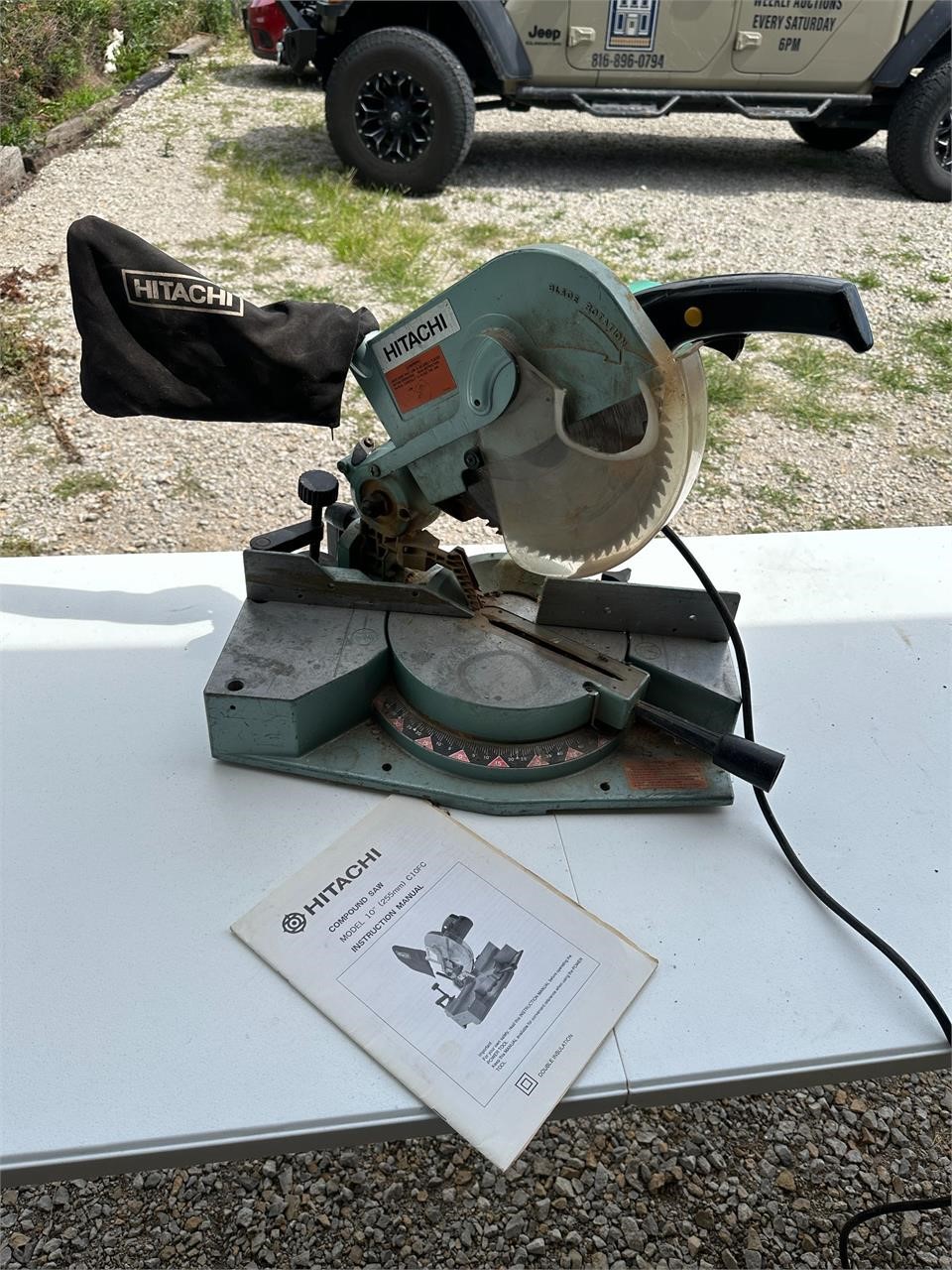 Hitachi C10FC 10" Chop Saw Works