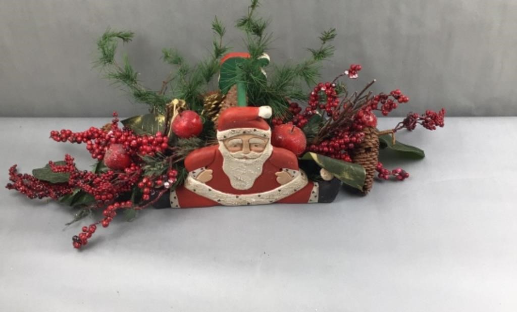 Festive Santa Center Piece Decoration