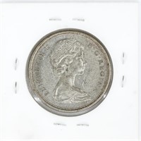 1966 Canada Fifty Cents Elizabeth II Silver Coin