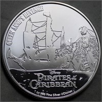 Niue $2 1oz Silver 2022 Pirates of the Carribean