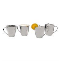 Mikasa 20-oz Mule Mugs Double Wall Set of 4 $55