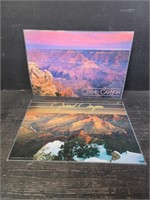 Vtg Laminated Grand Canyon Placemats