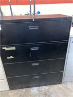 black metal lateral finiling cabinet