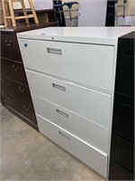 tan lateral metal filing cabinet