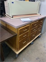 Rolling Island Countertop/Drawers