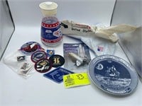 GROUP OF NASA MEMORABILIA TO INCLUDE PATCHES, A SP