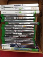 Xbox One, 360 and Wii games