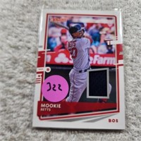 2020 Donruss Game Used Jersey Mookie Betts