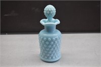 Imperial Glass Blue Hobnail Cruet