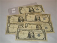 (6) $1 Silver Certificates