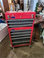 Master mechanic tool chest box no key cannot get