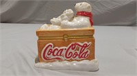 Coca Cola ceramic hinged box