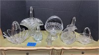 Crystal & glassware baskets